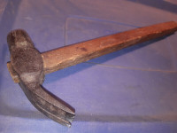 1Kg Antique HAND FORGED steel claw hammer vintage Carpentry tool