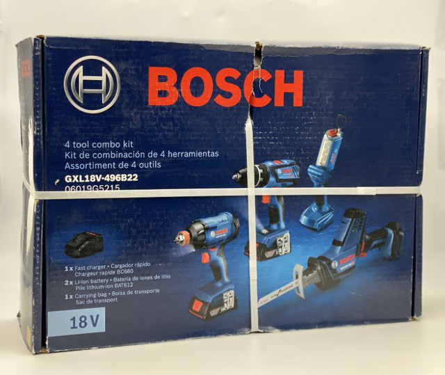 Bosch GXL18V-496B22 18V 4-Tool Combo Kit- $349 in Power Tools in Mississauga / Peel Region - Image 2