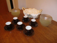 Cups, Dishes, Glasses / Vaisselles diverses