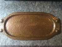 Hand Hammered Copper Arts and Crafts Tray, circa 1900