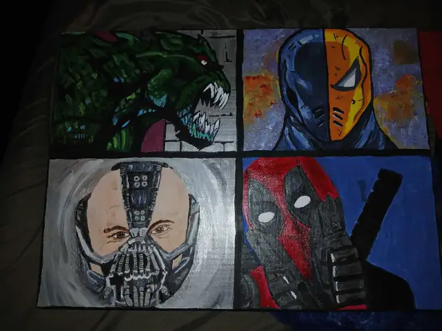 Marvel Canvas Pictures Handmade in Home Décor & Accents in Fort McMurray - Image 3