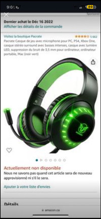 Headset for gamers 