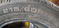 215/60r16 tires w/ 5x114 mazda 3 steel rims