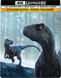 Jurassic World Dominion 4k Steelbook New and Sealed