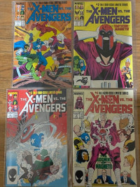X-men vs Avengers Comics #1-4 (1987) Complete Set