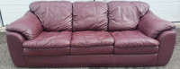 Real leather sofa-free delivery
