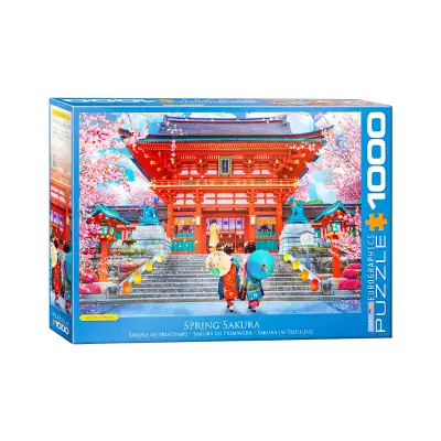 Eurographics 1000 Spring Sakura Puzzle, View more
