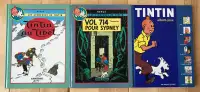 Livres tomes 20 à 23 des Aventures de Tintin et plus