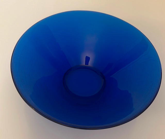 Cobalt Blue Glass Bowl For Sale in Kitchen & Dining Wares in Oakville / Halton Region