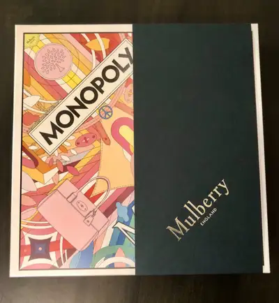 New, unopened Limited Edition Monopoly & Mulberry. Comes with golden handbag piece.