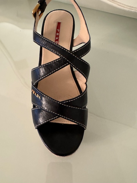 WOMAN'S PRADA CORK WEDGE HEELS in Women's - Shoes in City of Toronto - Image 3