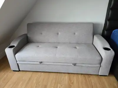 Sofa bed -  (Free toddler bed frame as a gift), View more