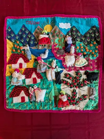 PERUVIAN HARVEST WALL HANGING, View more