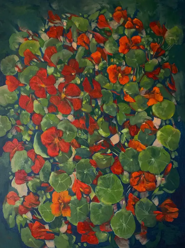 Flowers oil paintings in Arts & Collectibles in City of Toronto - Image 8