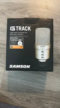 Samson G-Track USB Condenser Mic With Audio Interface
