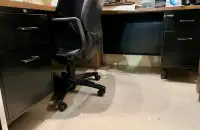 Heavy Metal L shaped Desk