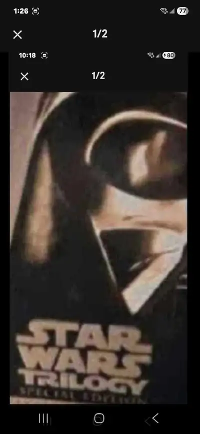 Star wars VHS, View more