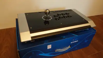 Qanba Obsidian Arcade/Fighting Stick (Joystick) with Mod Kits, View more