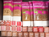 NEW Cover Girl Lipsticks Tubes & Ready Set Gorgeous Foundation