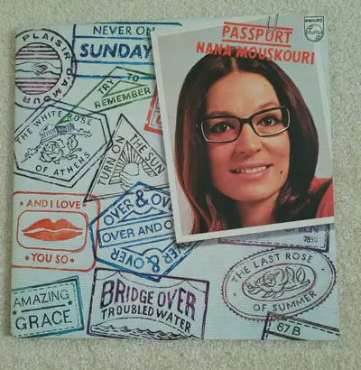 Nana Mouskouri-Passport Vinyl LP Philips 9101061, View more