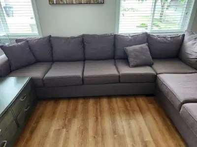 Large sectional, View more