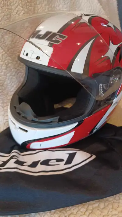 Helmets. 1 full. 1 open face. $ 100 each or $160 both.