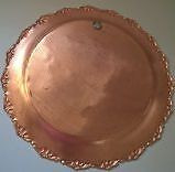 Vintage Hand Etched Copper Art Wall Hanging Plate in Arts & Collectibles in Oshawa / Durham Region - Image 2