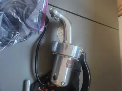 This is a vintage hand vacuum cleaner It's in good working condition