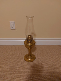 Antique oil lamp.