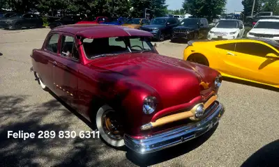 Felipe 2️⃣8️⃣9️⃣ 8️⃣3️⃣0️⃣ 6️⃣3️⃣1️⃣1️⃣ 1949 Ford 4-Door Custom Hot Rod, also known as a classic Sho...