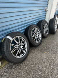 225/60r18 100H Michelin x-ice snow winter tires 5x120 Fast alloy