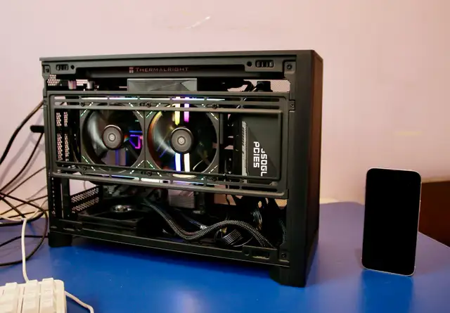 5070 Ti+7800X3D. SFF mATX desktop gaming PC. NEW. Not used. Mont in Desktop Computers in Ottawa - Image 8