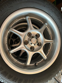 15” BSA Rims with Firestone Tires