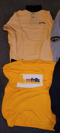 Old Loblaw Your Independent & Nofrill store staff shirts l & xl