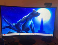 Samsung Curved Gaming Monitor 27" 1080p75Hz