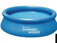 NEW-Summer Waves® Inflatable Pool 