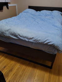 Ikea Queen bed with mattress