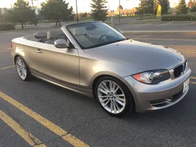 bonjours a vous, BMW 128i 2011 convertible, 163 000km sur autoroute, touts est original, aucune modi...