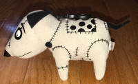 Tim Burton Frankenweenie 6 inch Plush Sparky Dog Toy key chain