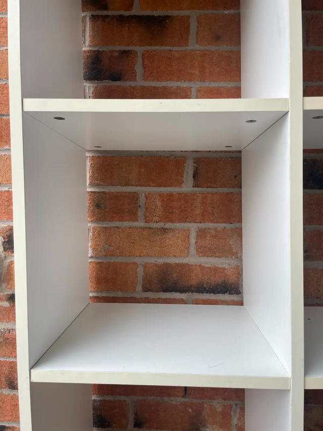 White and Brown Wooden Bookshelf/Storage Shelf in Bookcases & Shelving Units in Markham / York Region - Image 3