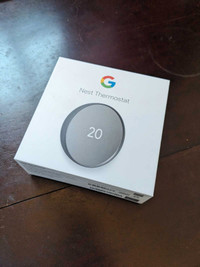 Google Nest Thermostat - Open box, unused