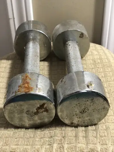 Set of 2 Dumbbells 5 lbs Each, View more