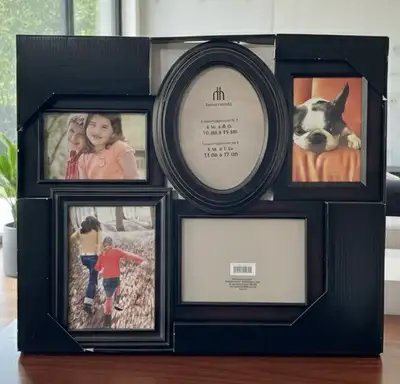 Perfect for any wall, this frame features a classic dark finish with subtle textured detailing that...