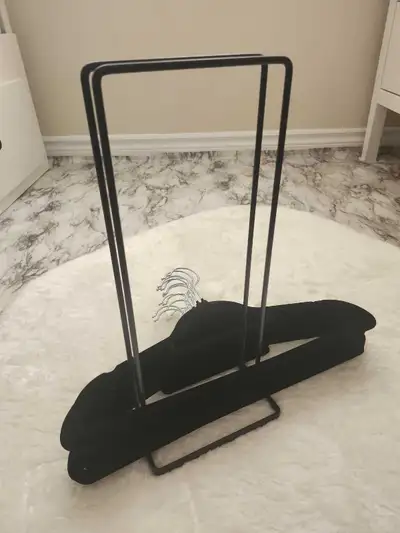 Hanger organizer stacker for closet or laundry room, View more