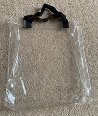Clear plastic tote bags