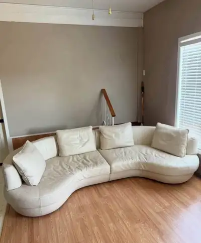 Natuzzi Leather Sofa & Natuzzi Leather Armchair, View more