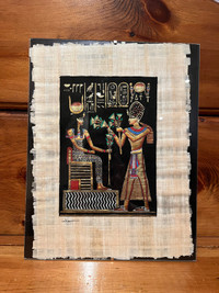 Ancient Egyptian painting of Papyrus