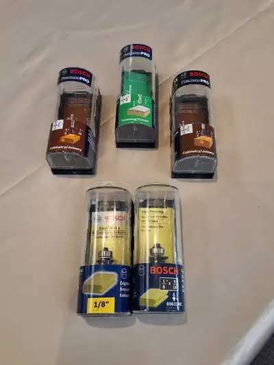 Bosch Precisiom Pro Router Bits , View more