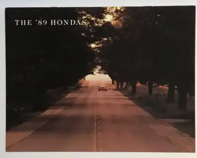 1989 Honda Auto Brochure For Sale, View more