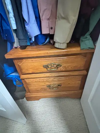 Oak Nightstand, View more